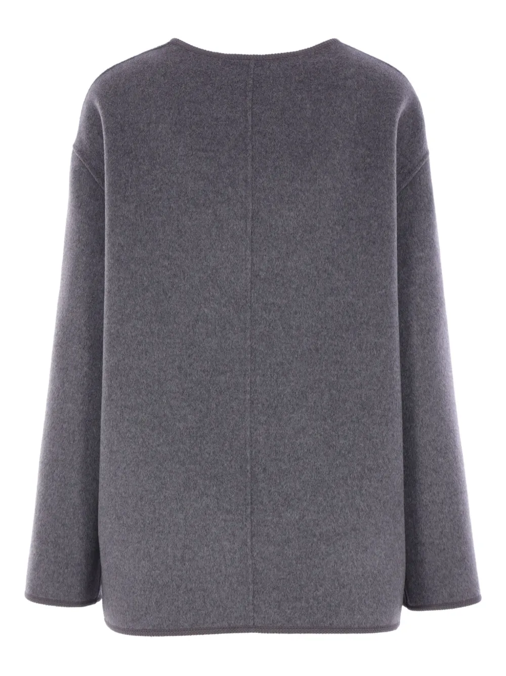 Róhe embroidered-trim crew-neck jacket | Fitted Jackets | Image 2