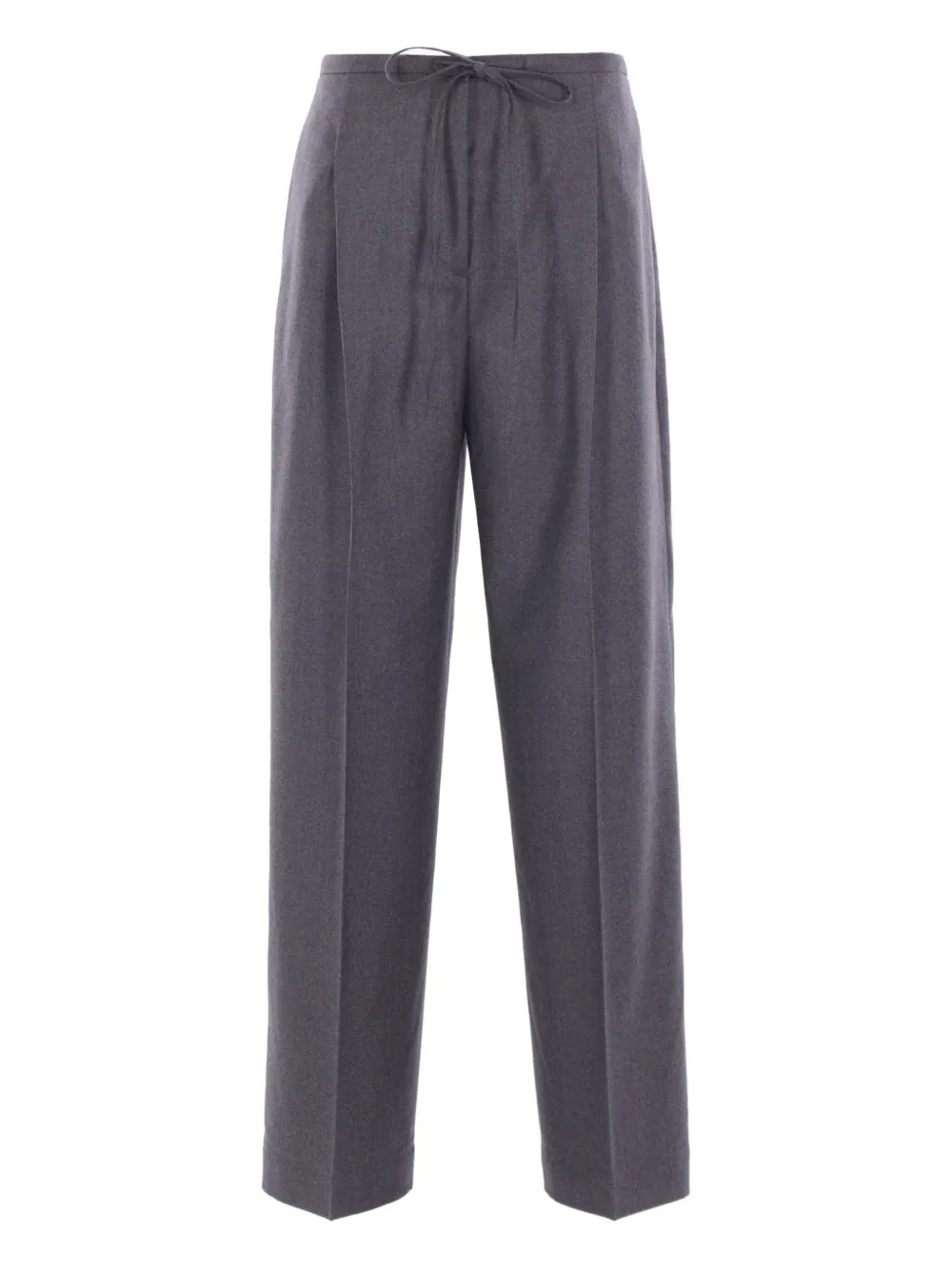 Róhe drawstring-waist pleated trousers | Grey | Image 1