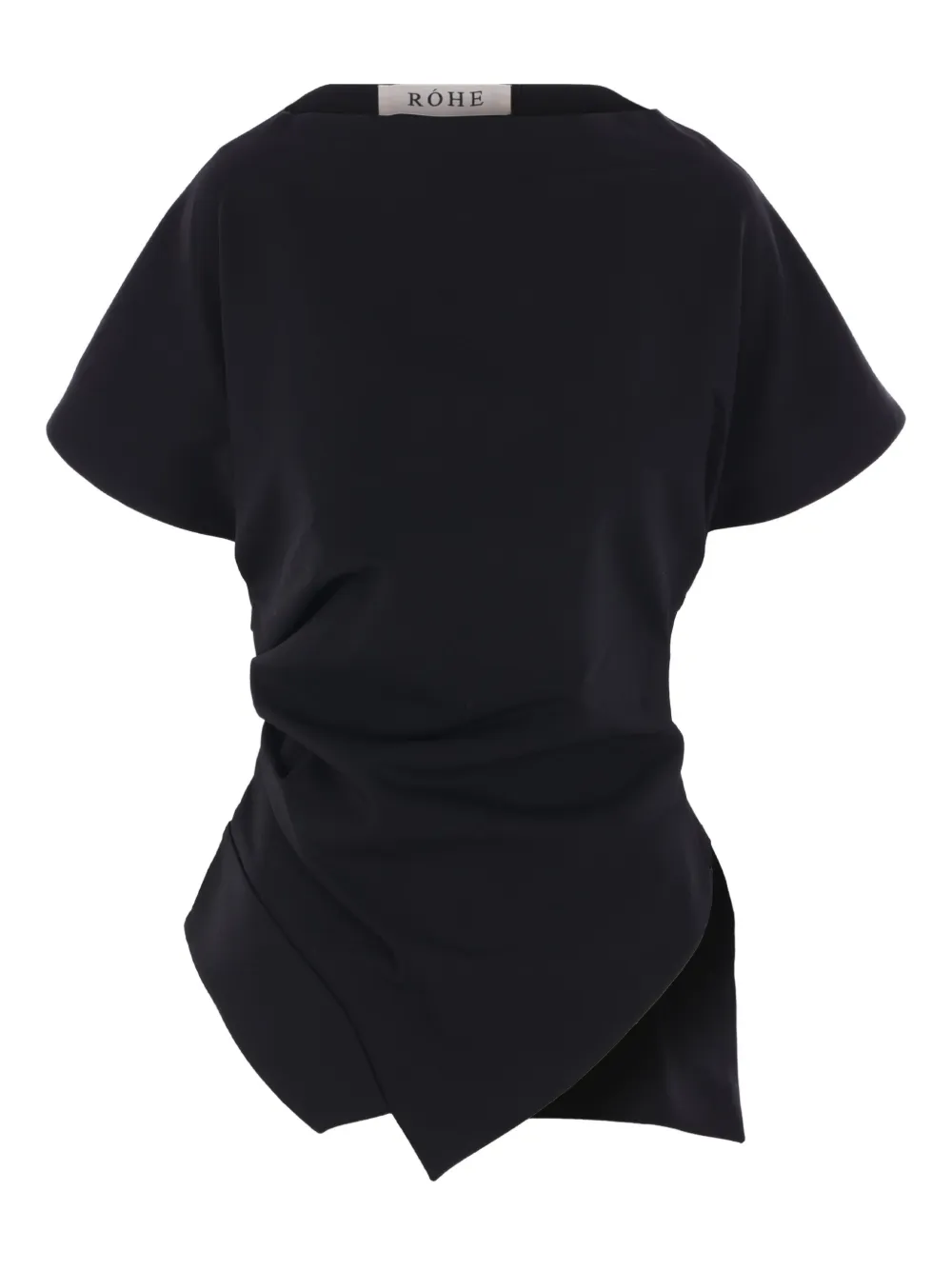 Róhe asymmetrical draped top