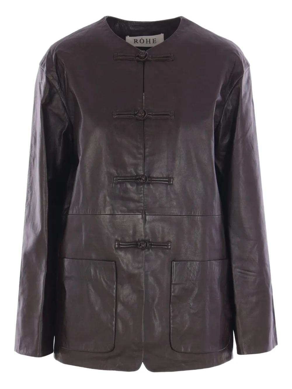 Róhe Rohe leather jacket | Brown | Image 1