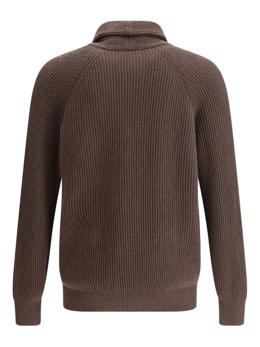 Brunello Cucinelli Vest met sjaalrevers Bruin