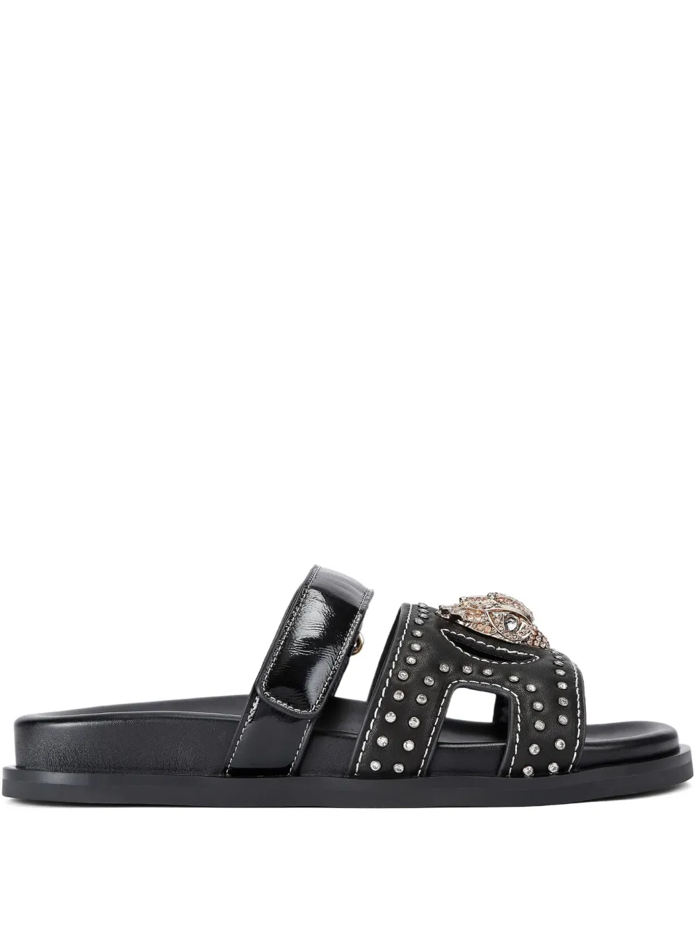 Kurt Geiger London Eagle flat sandals Black