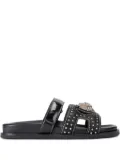 Kurt Geiger London Eagle flat sandals - Black