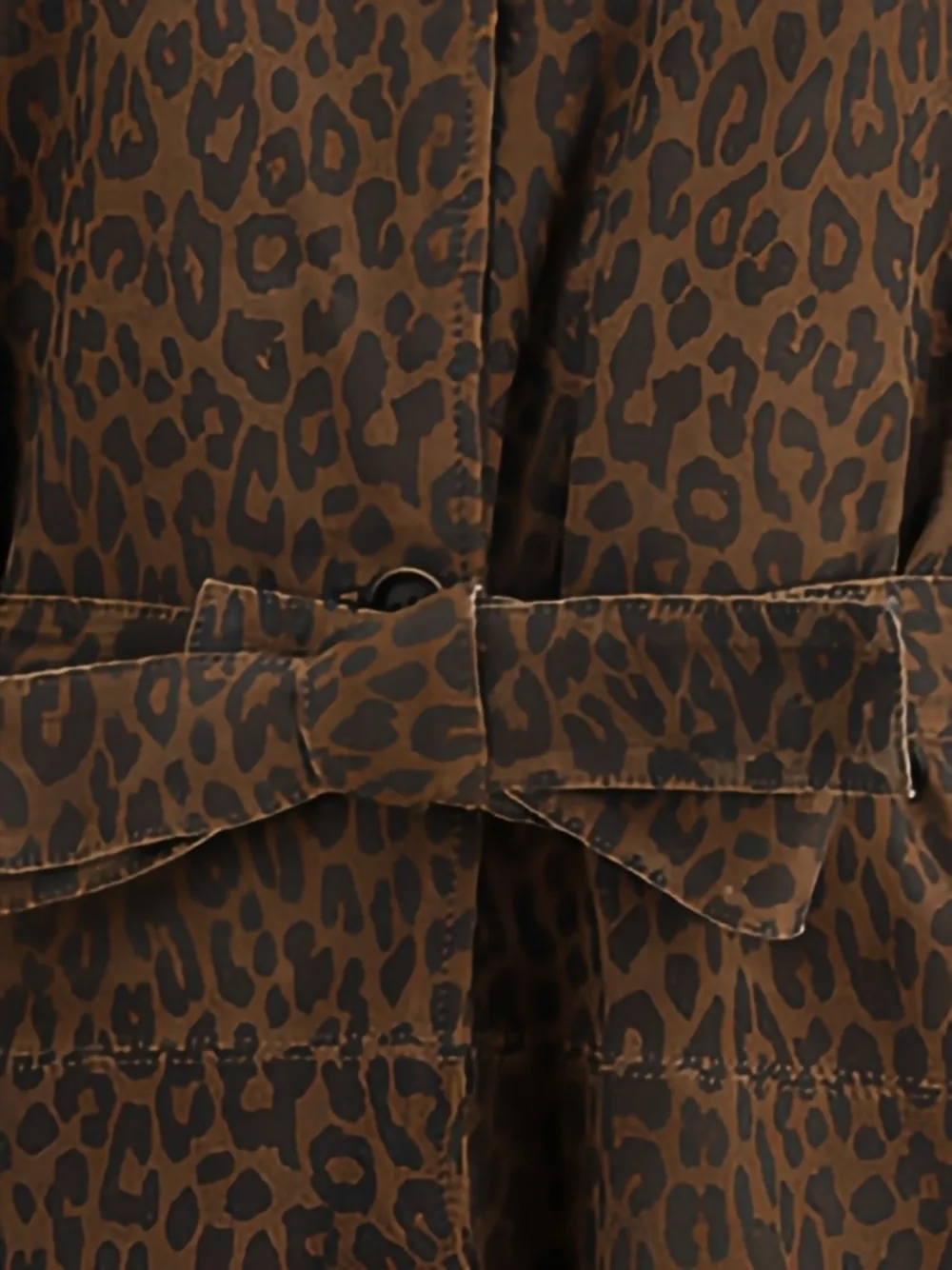 Salvatore Santoro Jas met luipaardprint Bruin