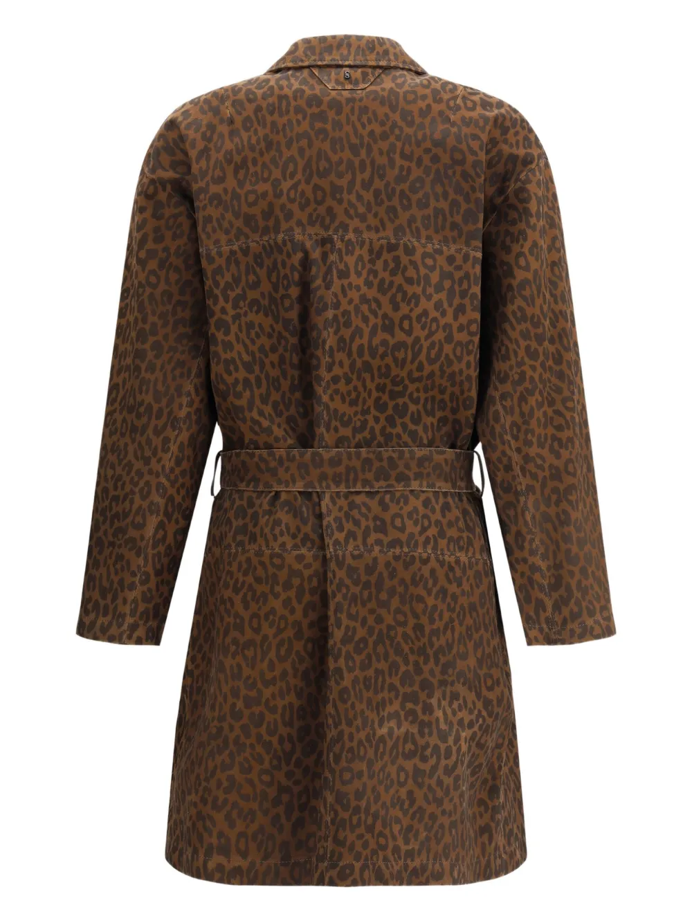 Salvatore Santoro Jas met luipaardprint Bruin