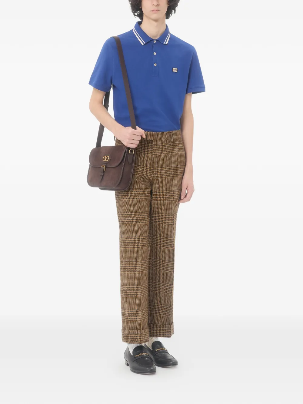 Valentino Garavani Katoenen poloshirt - Blauw