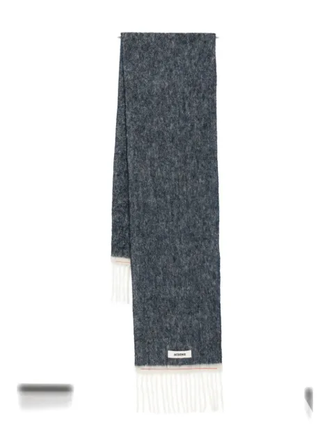Jacquemus fringed scarf