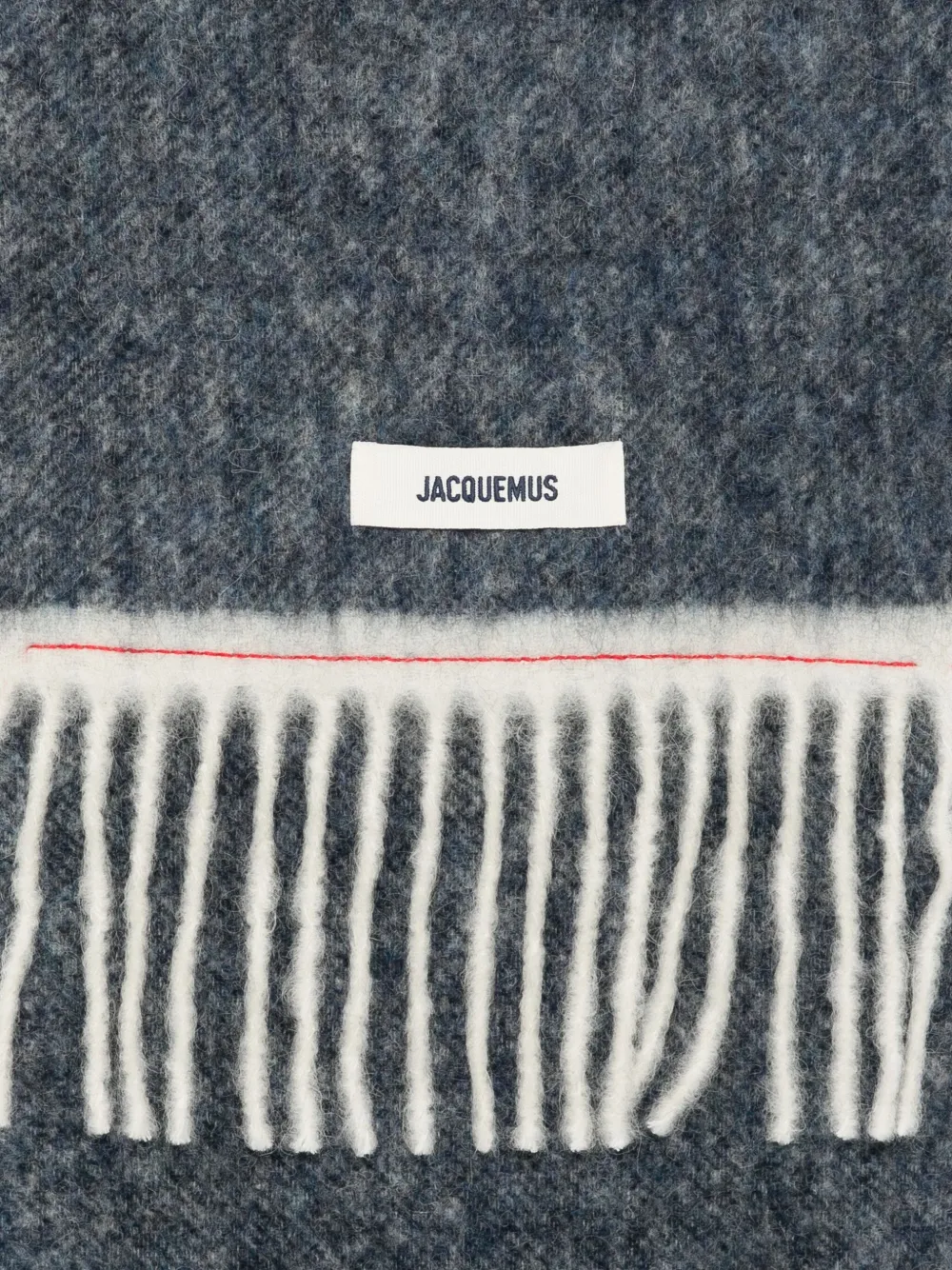 Jacquemus Sjaal met franje Blauw