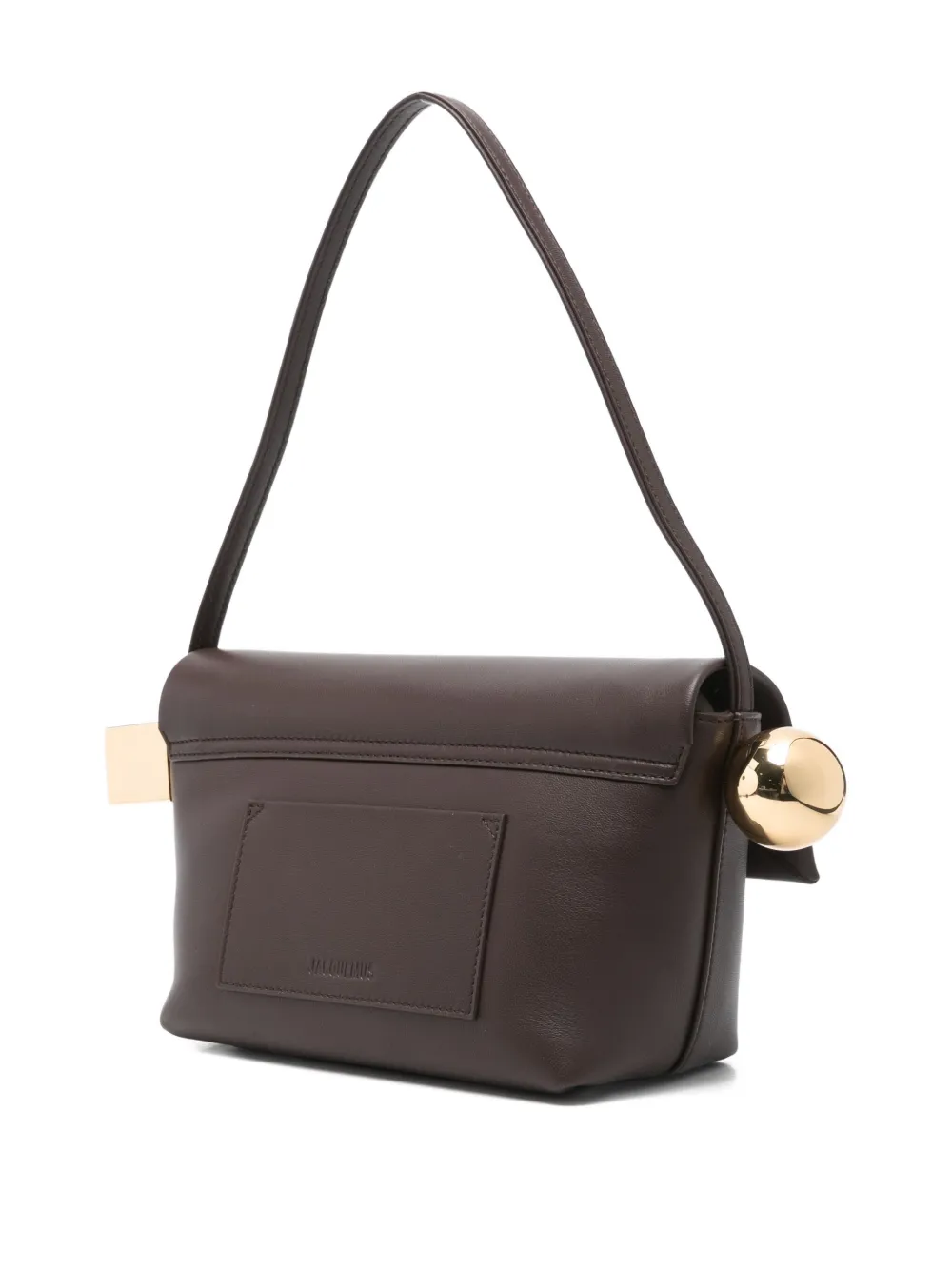 Jacquemus Le Rond Carre Shoulder Bag In Brown