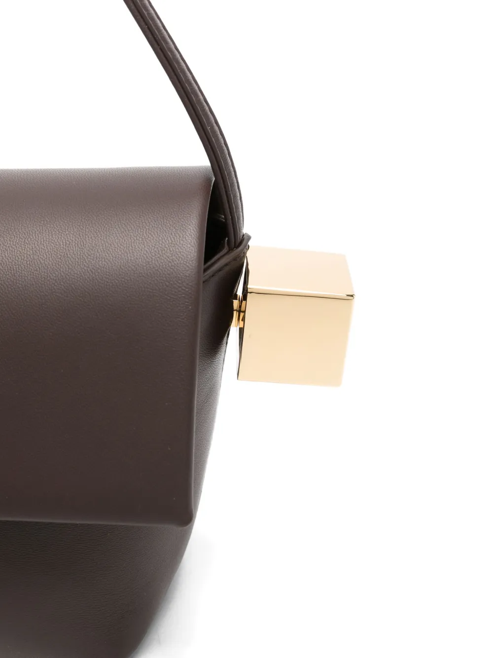 Jacquemus Le Rond Carre Shoulder Bag In Brown