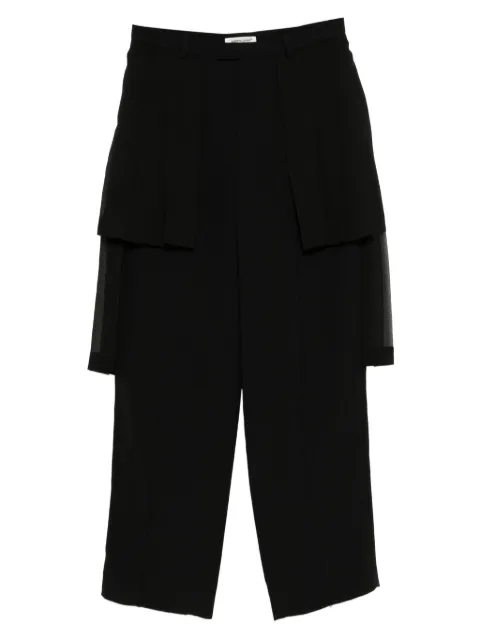 Undercover pantalones con diseño plisado