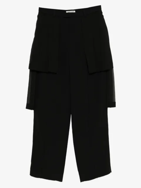 Undercover pantalones con diseño plisado