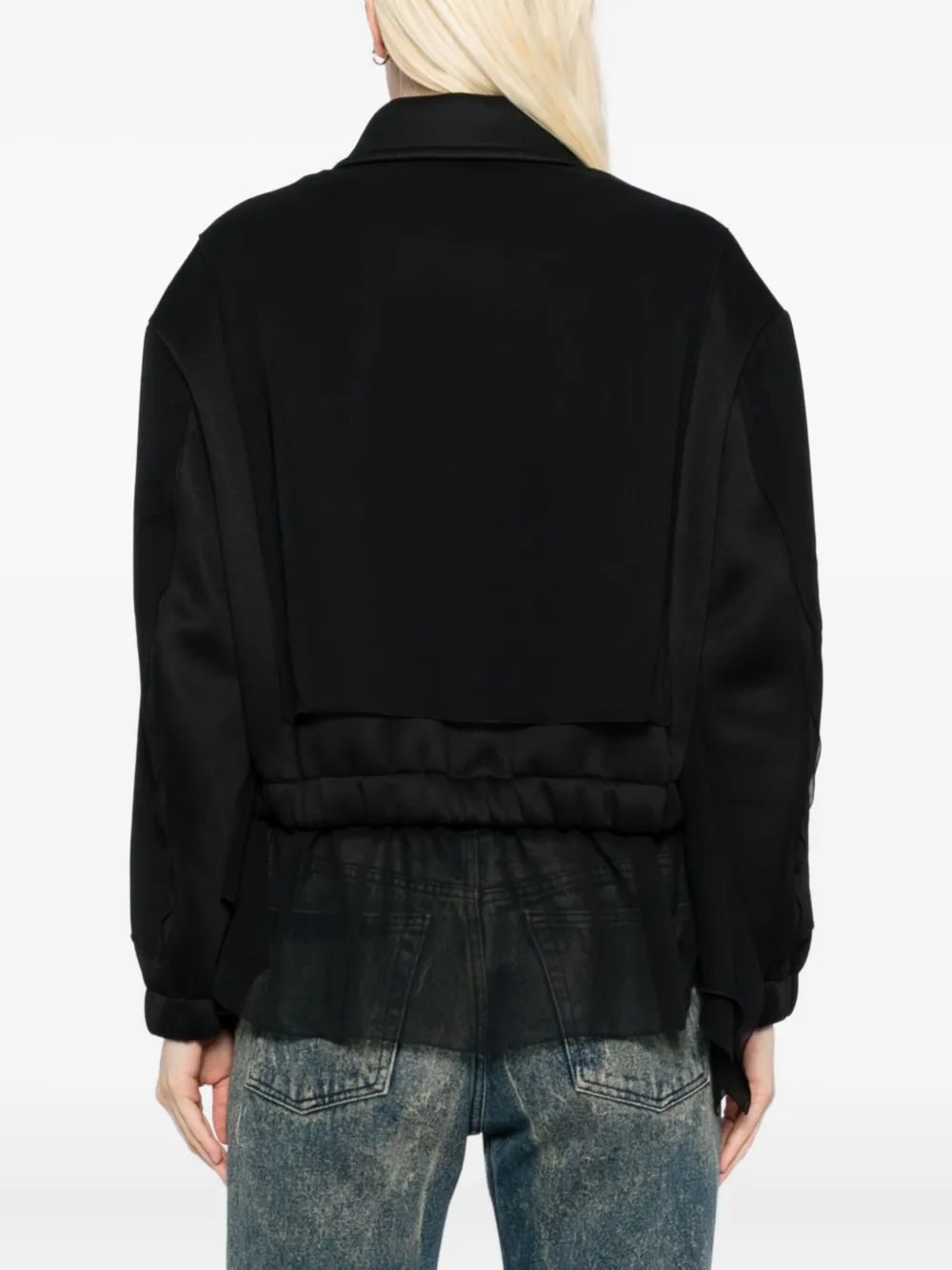 Undercover Jack met elastische taille en rits Zwart