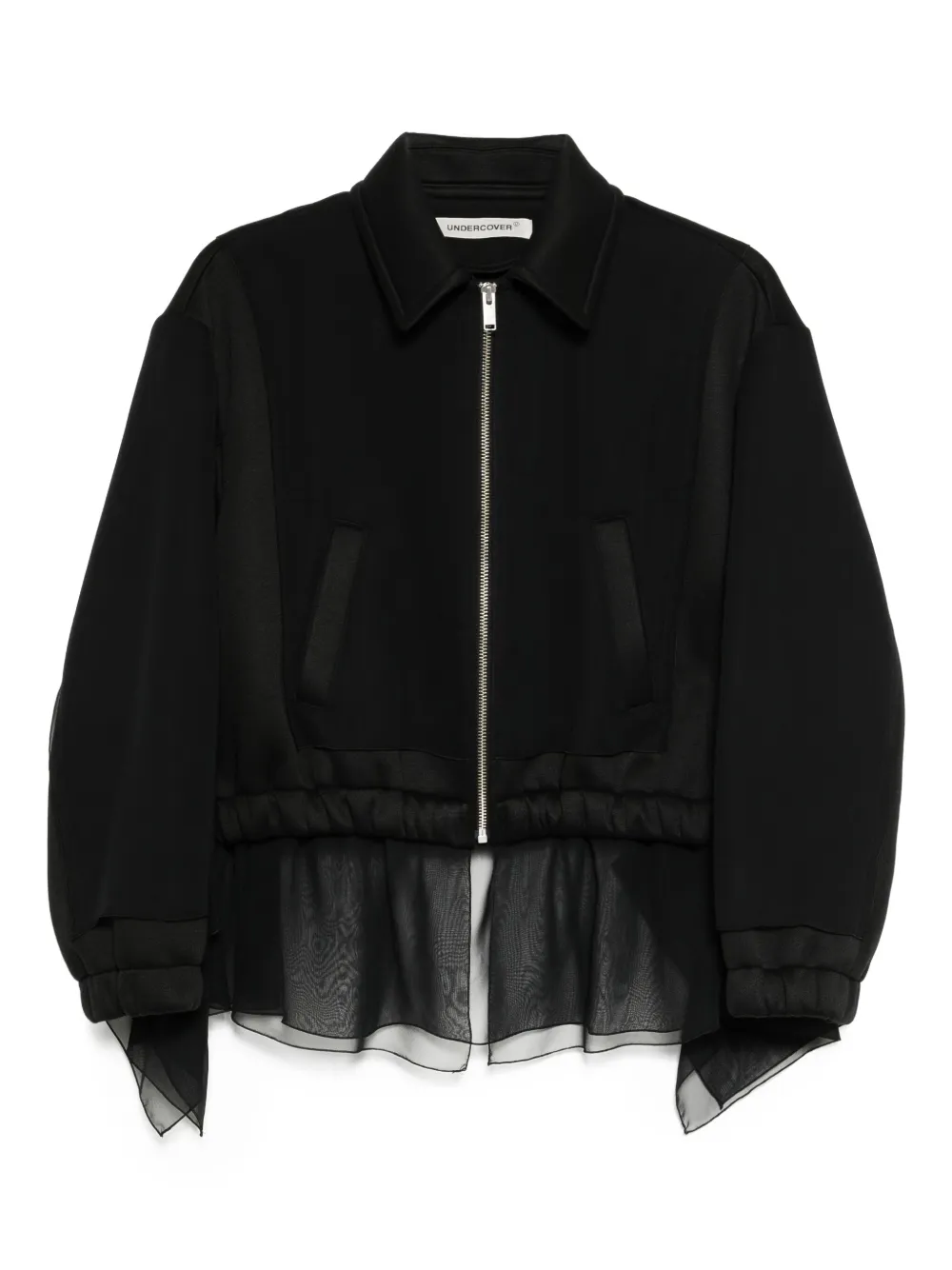 Undercover Jack met elastische taille en rits Zwart