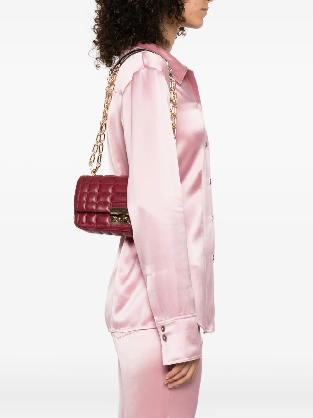 Michael Kors Small Tribeca Quilted Chain Shoulder Bag