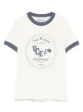 Golden Goose Kids graphic-print ringer T-shirt - Neutrals