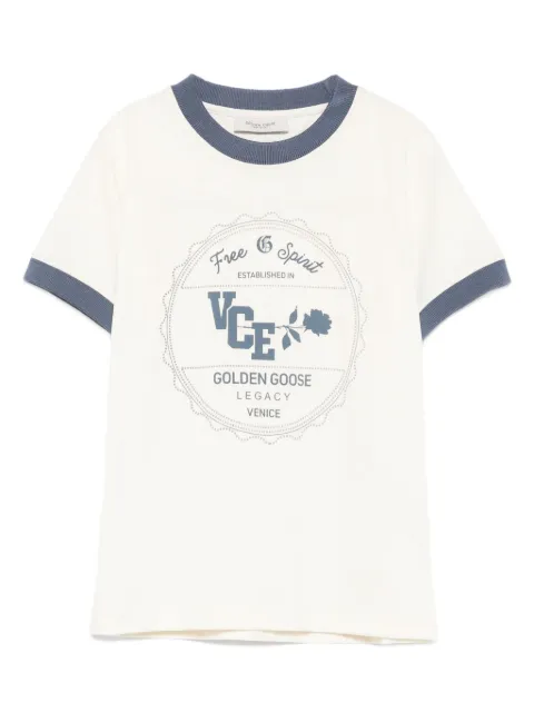 Golden Goose Kids graphic-print ringer T-shirt