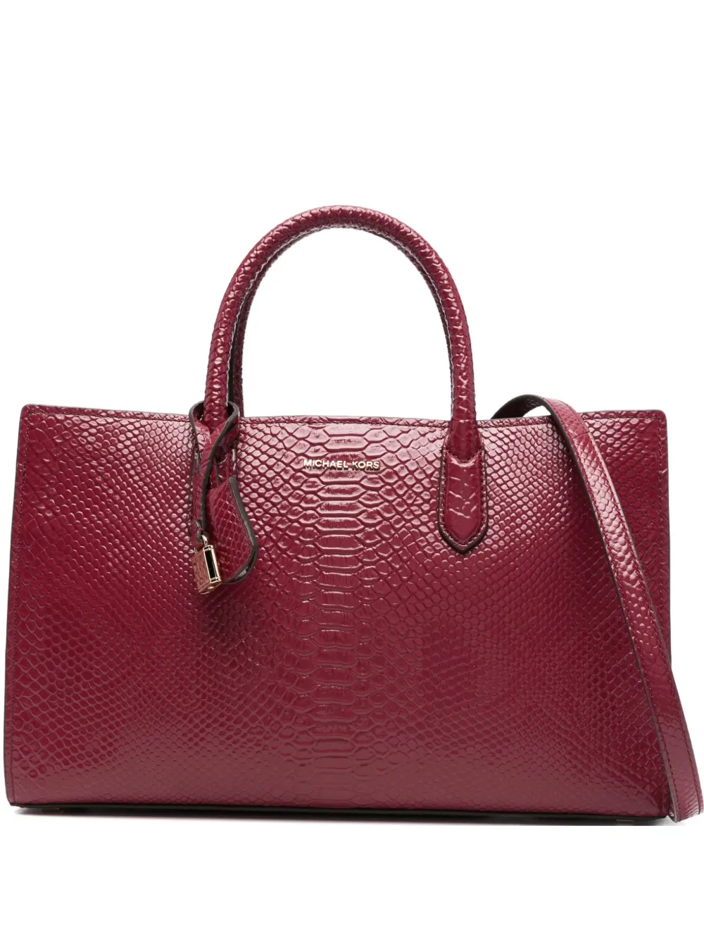Michael Kors Scarlett leren shopper Roze