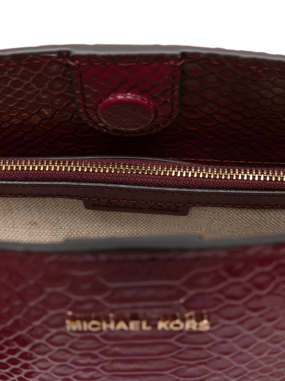Michael Kors Scarlett leren shopper Roze