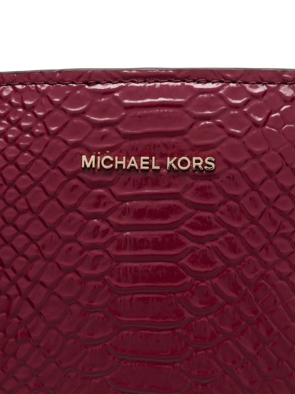 Michael Kors Scarlett leren shopper Roze