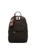 Michael Kors small monogram-logo backpack - Brown