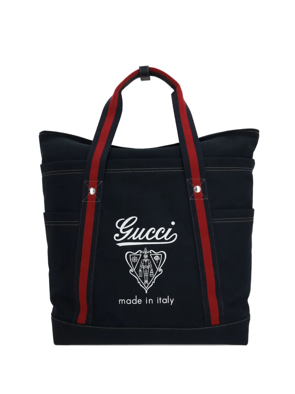Gucci Shopper met wapenschildprint Blauw