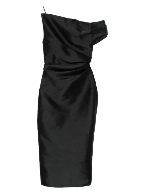 Solace London Ellison one-shoulder midi dress