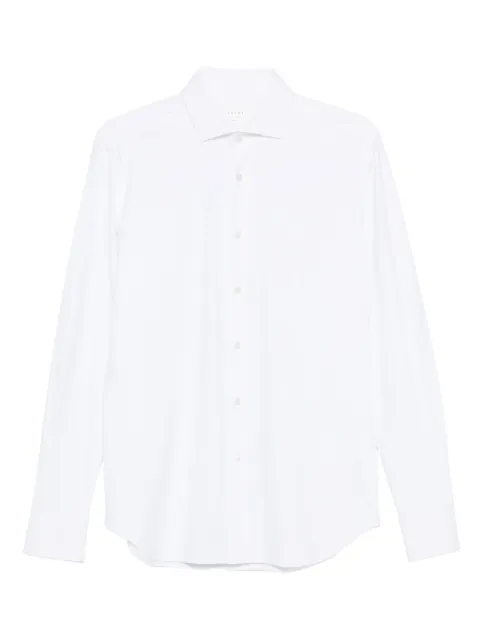 Xacus long-sleeve button-fastening shirt