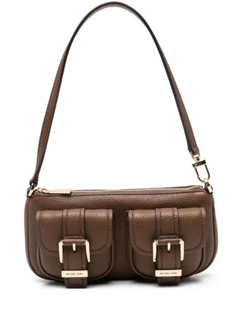 Michael Kors Zoe 扣环细节皮质单肩包