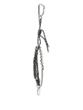 Ermanno Scervino rope-chain keyring - Black