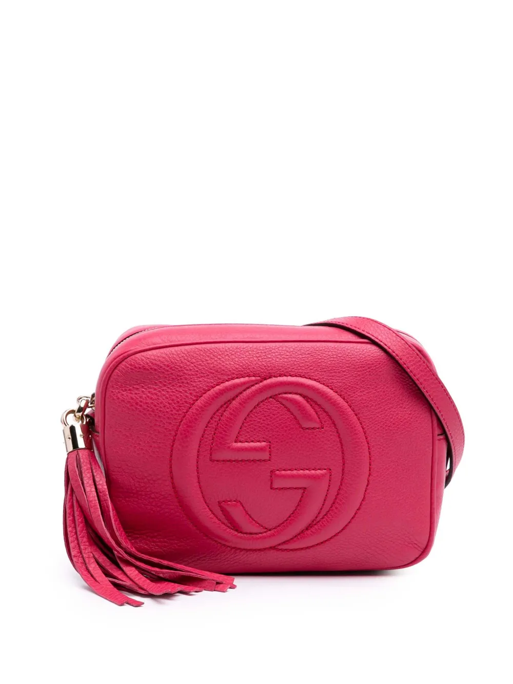 Gucci Pre-Owned 2016-2024 Leather Soho Disco crossbody bag - ピンク Gucci Pre-Owned 2016-2024 Leather Soho Disco crossbody bag - ピンク