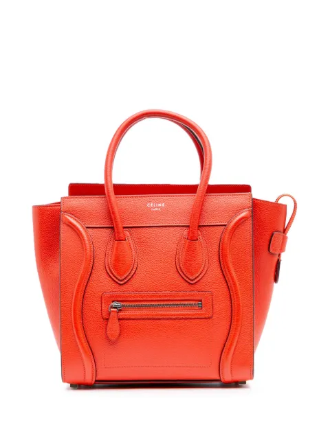 Céline Pre-Owned 2014 Micro Calfskin Luggage Tote handbag