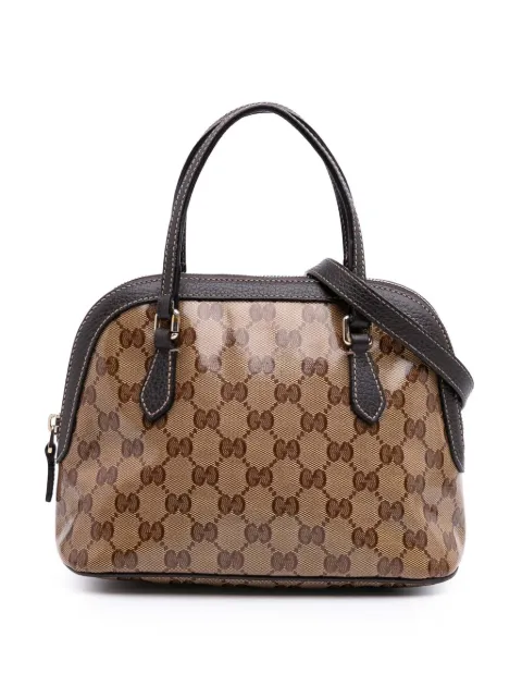 Gucci Pre-Owned bolso satchel Crystal Dome mini con logo GG 2016-2025
