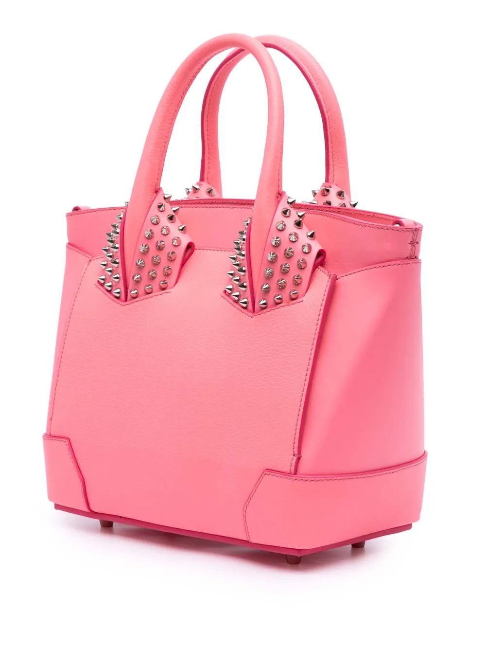 Pre-owned Christian Louboutin 2015-2025 Leather Studded Eloise Top Handle Bag Satchel