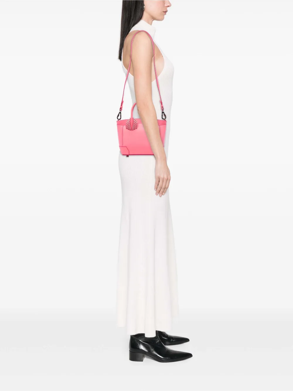 Christian Louboutin Pre-Owned 2015-2025 Leather Studded Eloise Top Handle Bag satchel | Pre-Owned | Image 2