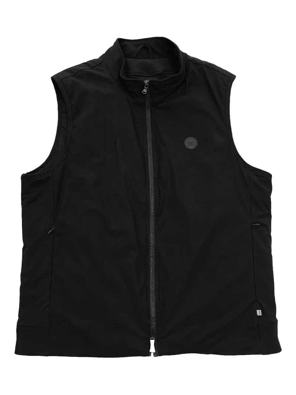 CALA 1789 zip-front logo-plaque vest | Black | Image 1