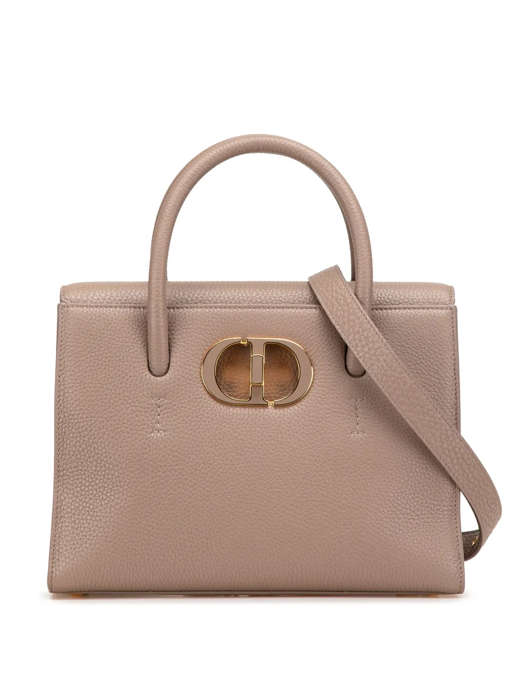 Christian Dior Pre-Owned 2021 Medium Grained Calfskin Saint Honore satchel | Brown | Image 1