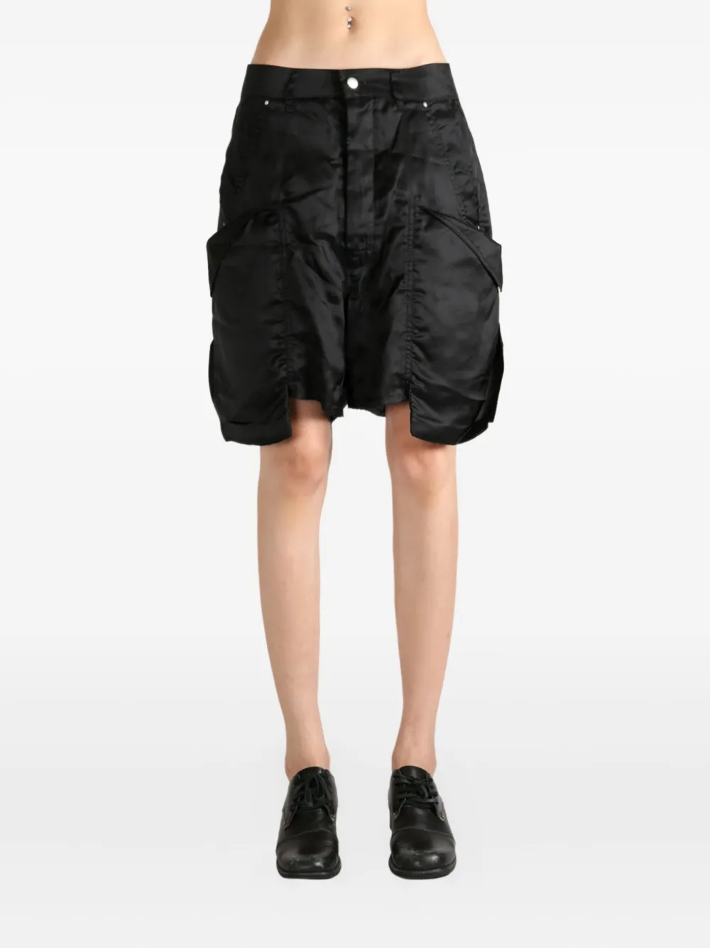Rick Owens cargo pocket satin shorts | ショートパンツ | Image 2