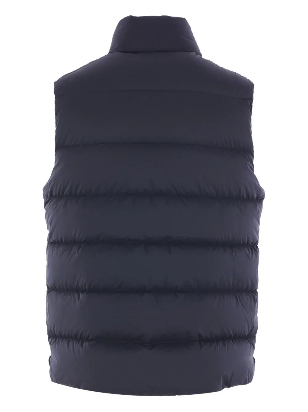 Moncler Gewatteerde bodywarmer met knoopsluiting Blauw