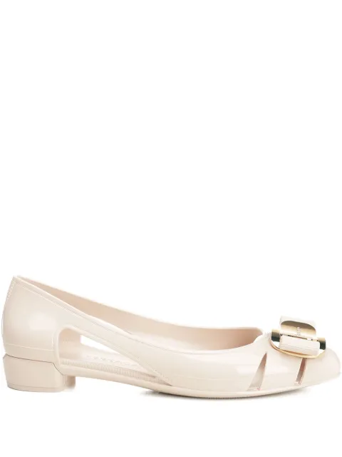 Ferragamo Vara-bow cut-out pumps