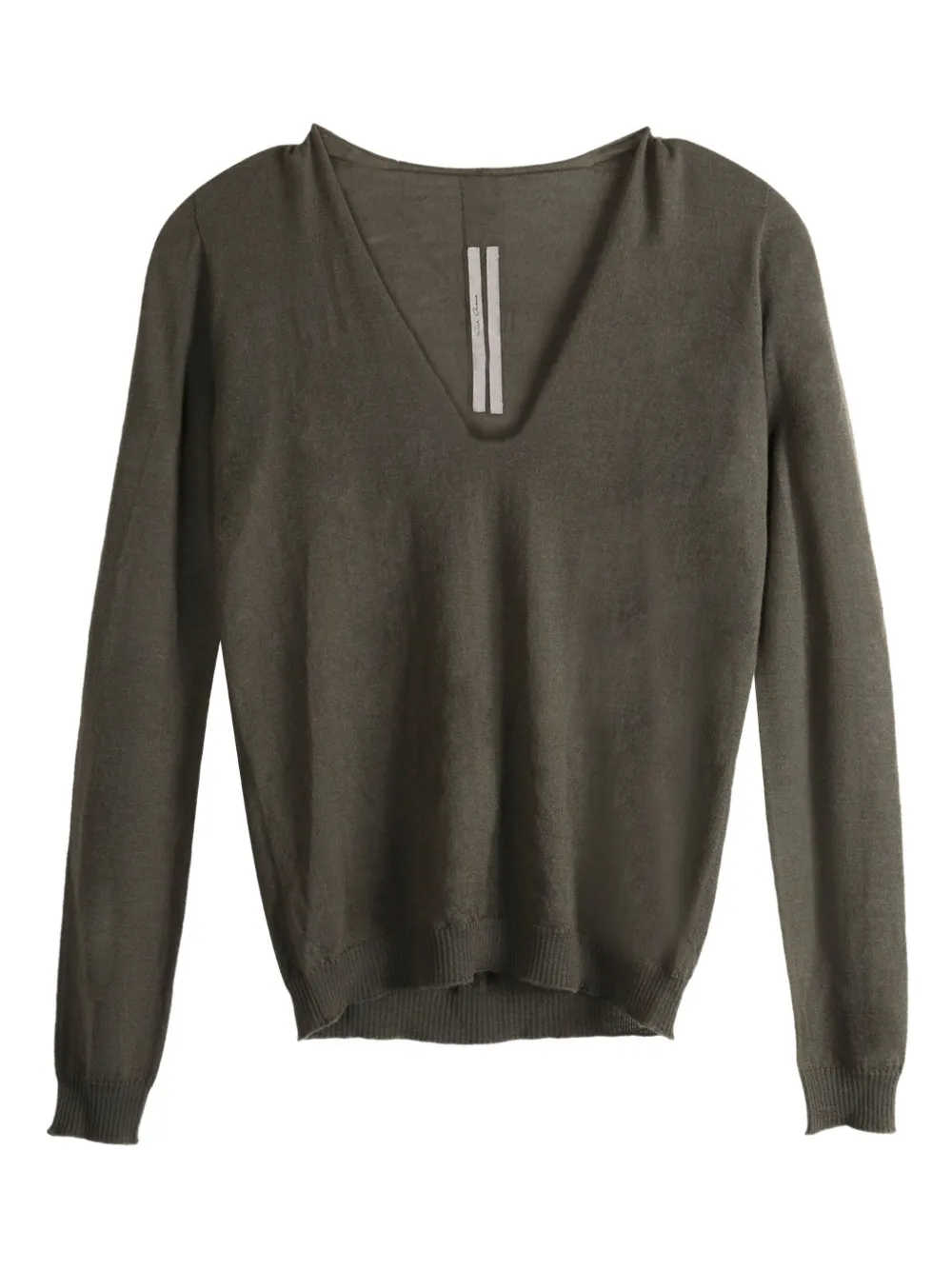 V-neck long-sleeve sweat