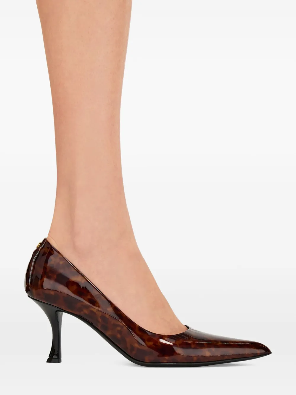 Ferragamo 70mm tortoiseshell pumps Brown