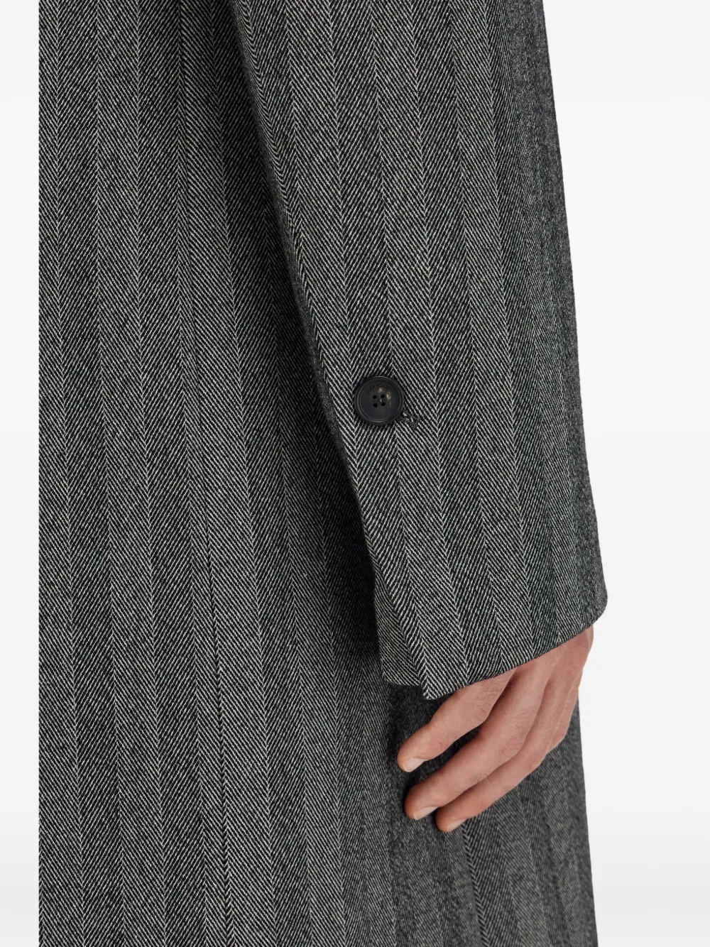 Ferragamo Jas met dubbele rij knopen Grijs