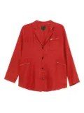 Jean Paul Gaultier Pre-Owned 1990s button-down shirt jacket - Orange