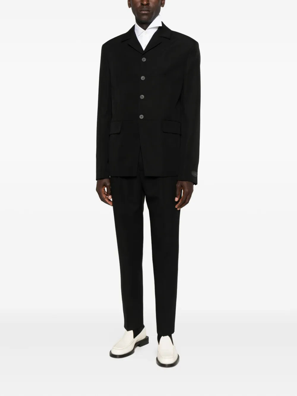 Jacquemus pleated-front trousers - Zwart