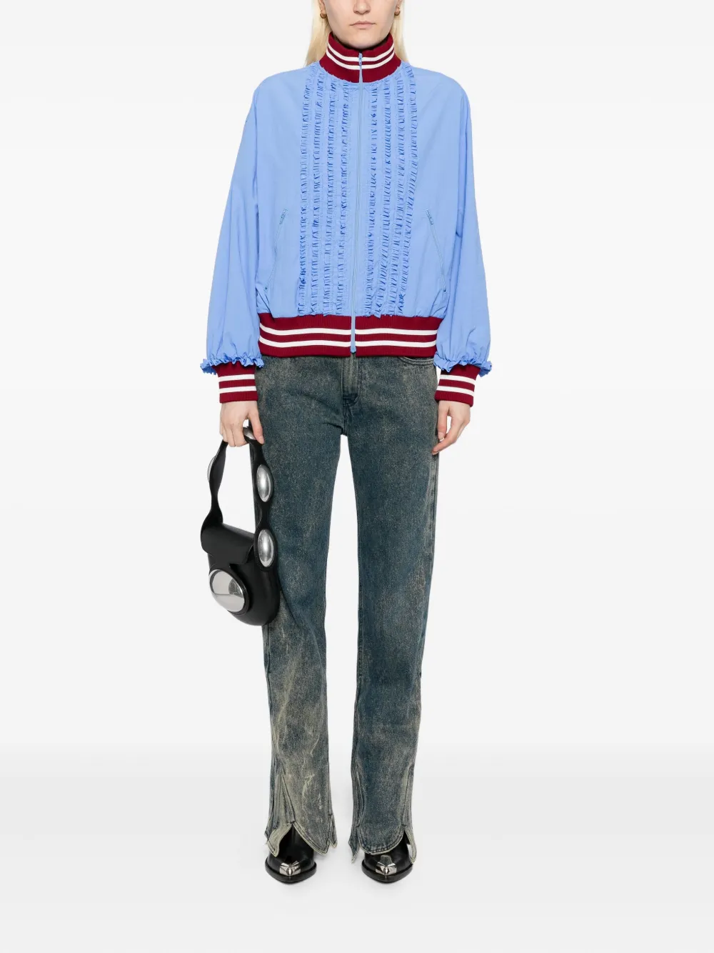 Undercover Jas met ruches Blauw