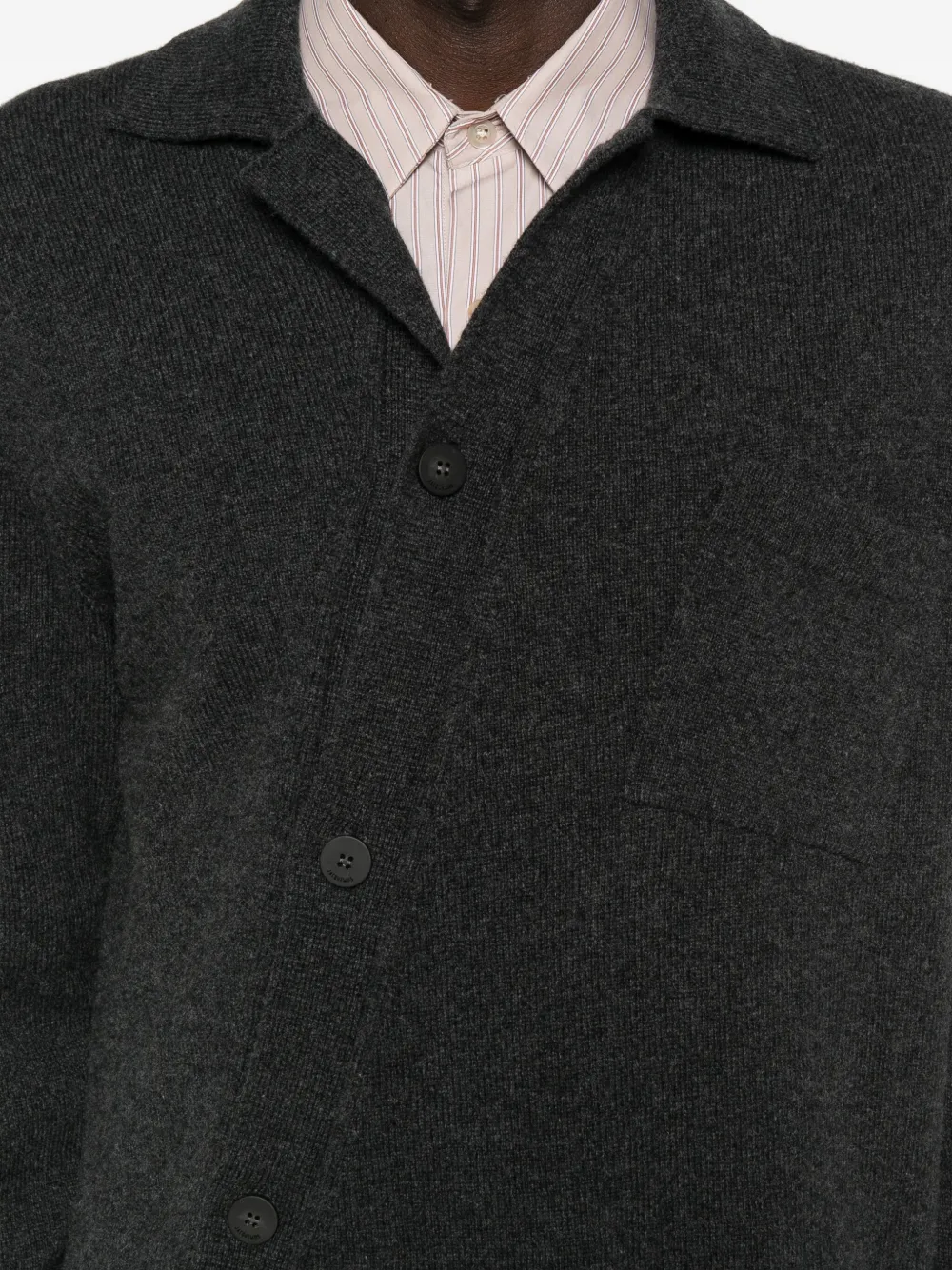 Jacquemus Button Cardigan In Gray