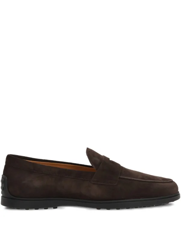 TOD'S スエードローファー　ブラウン/8 Tod's スエード ローファー | ブラウン | FARFETCH JP