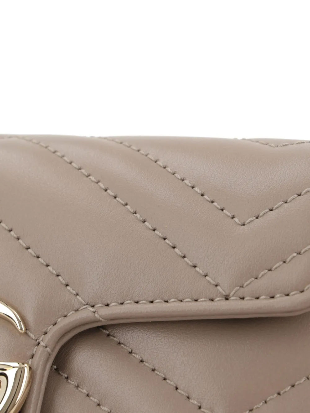 Gucci Gewatteerde schoudertas met GG-logo Beige