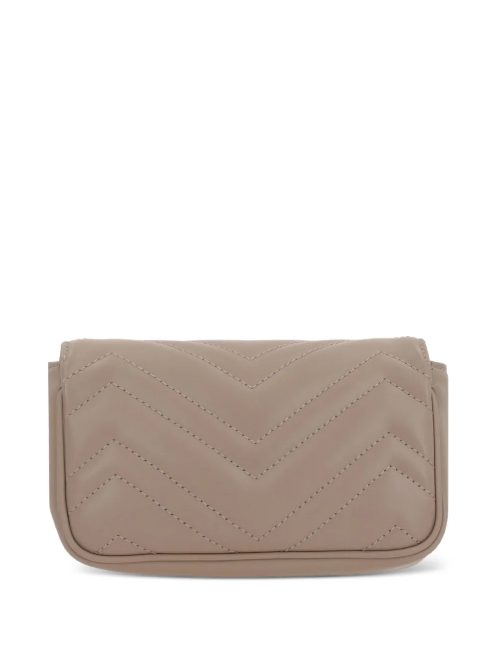 Gucci Gewatteerde schoudertas met GG-logo Beige